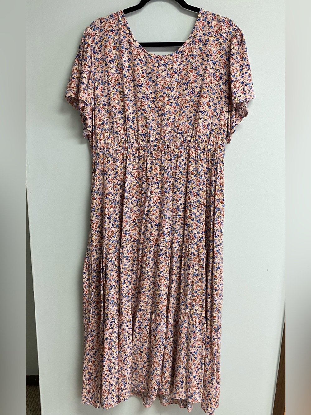 AMAZON (NEMIDOR) SUPER COMFY FLORAL PRINTED MAXI DRESS - SIZE 18 - Picture 2 of 12